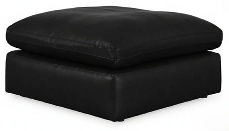 Emilia Black Oversized Accent Ottoman by Ashley at Eve Furniture