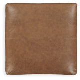 Emilia Caramel Oversized Accent Ottoman