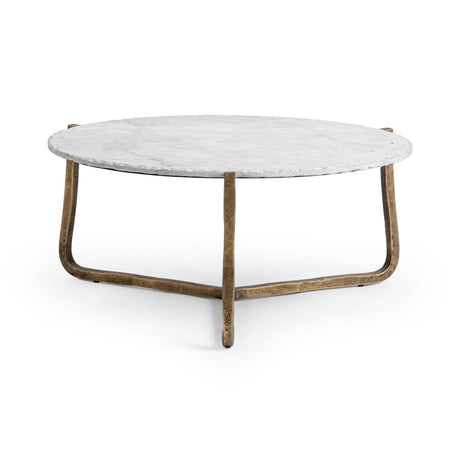 Emilia Snow Fall 34 Round Coffee Table by Classic Home at Eve Furniture