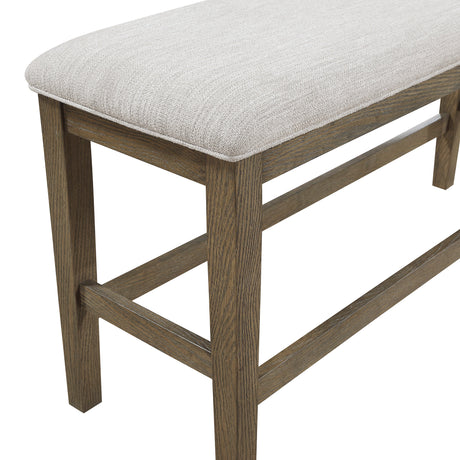 Emilia Light Brown 6-Piece Counter Height Set by Homelegance at Eve Furniture