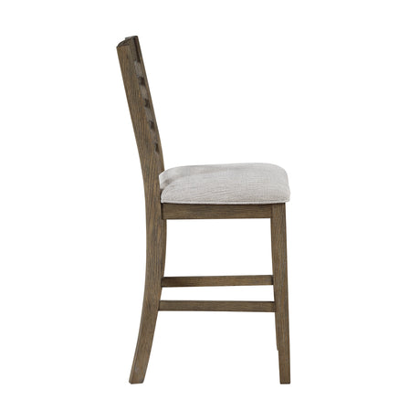 Emilia Light Brown 6-Piece Counter Height Set by Homelegance at Eve Furniture