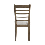 Emilia Light Brown 6-Piece Dining Set by Homelegance at Eve Furniture