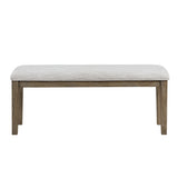 Emilia Light Brown 6-Piece Dining Set by Homelegance at Eve Furniture