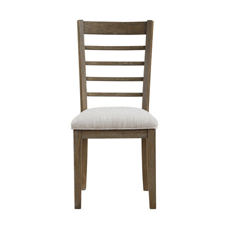 Emilia Light Brown 6-Piece Dining Set by Homelegance at Eve Furniture