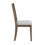 Emilia Light Brown 6-Piece Dining Set by Homelegance at Eve Furniture