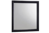 Emily Black Bedroom Mirror (Mirror Only) by Crown Mark at Eve Furniture