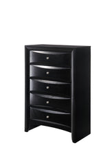 Emily Black Chest by Crown Mark at Eve Furniture