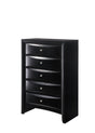 Emily Black Chest by Crown Mark at Eve Furniture