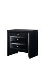Emily Black Nightstand by Crown Mark at Eve Furniture