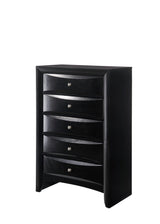 Emily Black Storage Platform Bedroom Set by Crown Mark at Eve Furniture