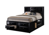 Emily Black Storage Platform Bedroom Set by Crown Mark at Eve Furniture