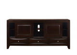 Emily Dark Cherry 68" TV Stand by Crown Mark at Eve Furniture