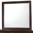 Emily Dark Cherry Bedroom Mirror (Mirror Only) by Crown Mark at Eve Furniture