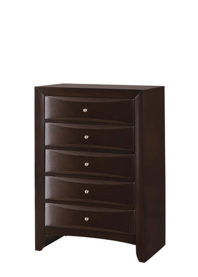 Emily Dark Cherry Chest by Crown Mark at Eve Furniture