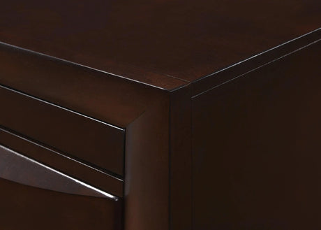Emily Dark Cherry Dresser by Crown Mark at Eve Furniture