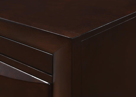 Emily Dark Cherry Dresser by Crown Mark at Eve Furniture