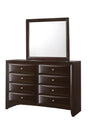 Emily Dark Cherry Dresser by Crown Mark at Eve Furniture