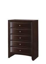 Emily Dark Cherry Storage Platform Bedroom Set by Crown Mark at Eve Furniture