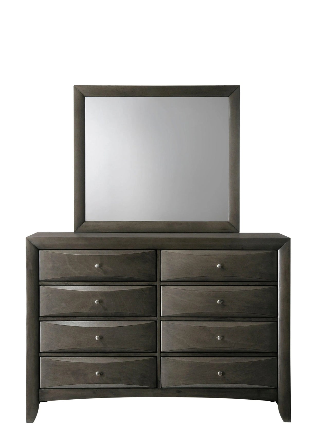 Emily Gray Bedroom Mirror (Mirror Only) by Crown Mark at Eve Furniture