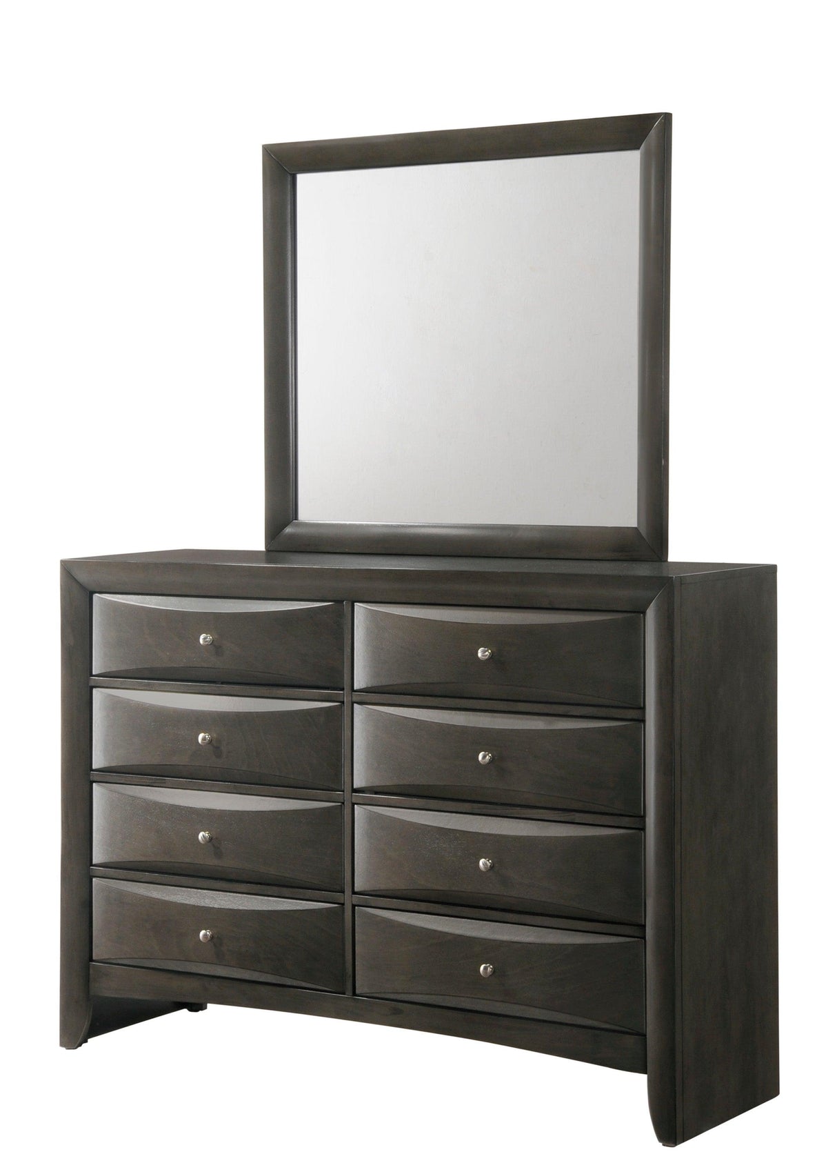 Emily Gray Bedroom Mirror (Mirror Only) by Crown Mark at Eve Furniture