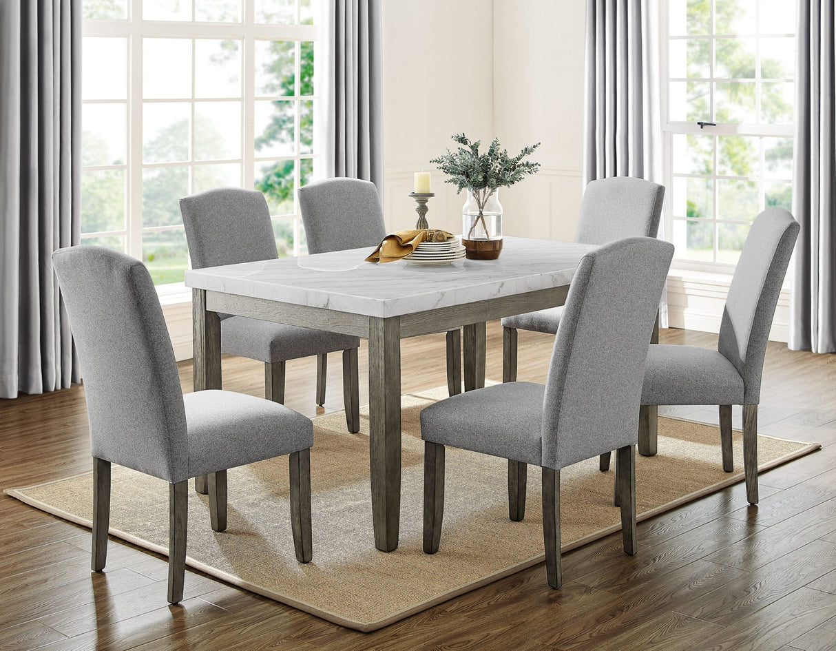 Emily Gray Dining Room Set by Steve Silver at Eve Furniture