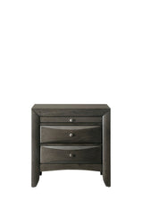 Emily Gray Nightstand by Crown Mark at Eve Furniture