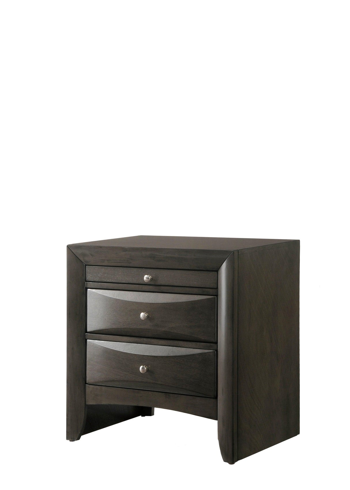 Emily Gray Nightstand by Crown Mark at Eve Furniture