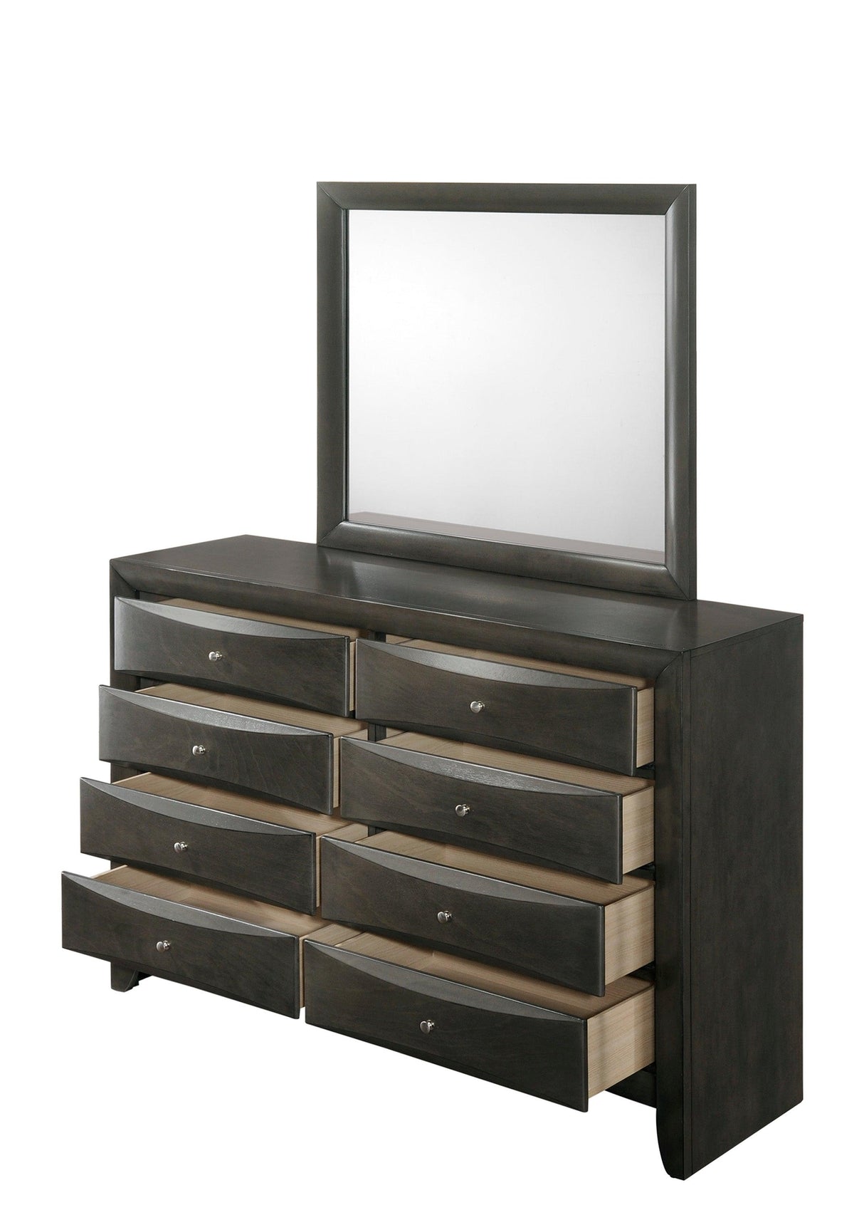 Emily Gray Storage Platform Bedroom Set by Crown Mark at Eve Furniture
