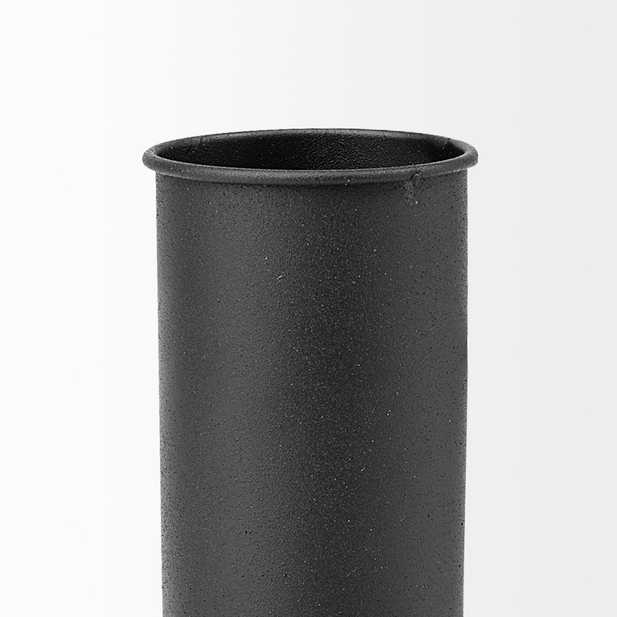 Emily I 8L x 8W Black Metal Decorative Jug by Mercana at Eve Furniture