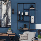 Emily I 8L x 8W Black Metal Decorative Jug by Mercana at Eve Furniture