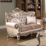 Emily Transitional Beige Wood Finish Living Room Set by Cosmos Furniture at Eve Furniture
