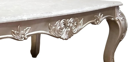 Emily Transitional Style Coffee Table In Champagne Finish Wood by Cosmos Furniture at Eve Furniture