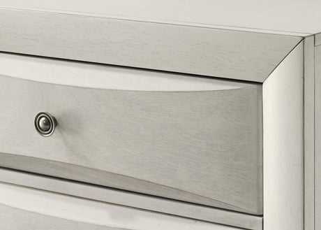 Emily White Storage Platform Bedroom Set by Crown Mark at Eve Furniture