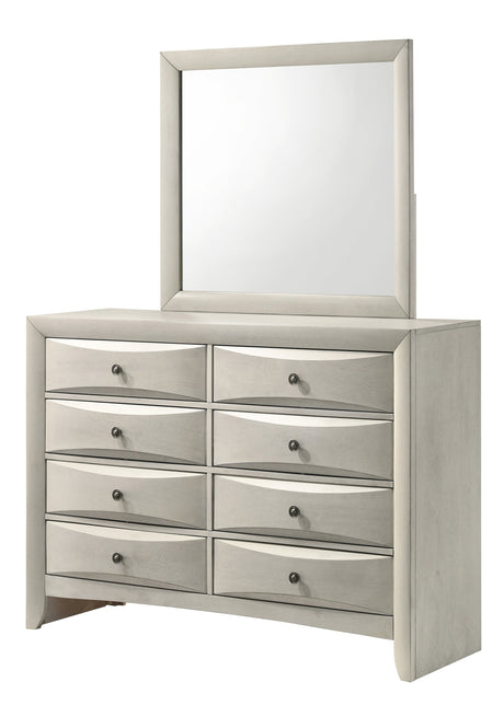 Emily White Storage Platform Bedroom Set by Crown Mark at Eve Furniture