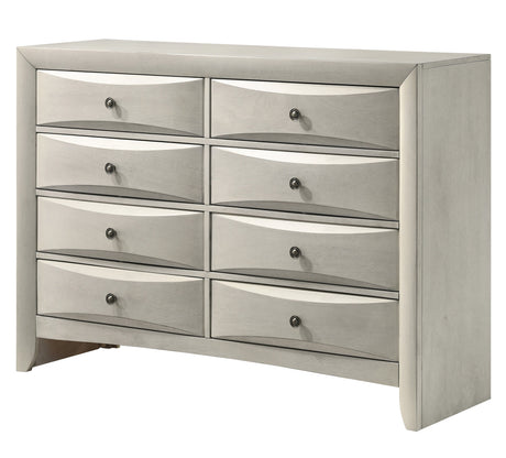 Emily White Storage Platform Bedroom Set by Crown Mark at Eve Furniture