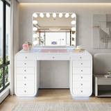 Emily White Vanity Set by New Era Innovations at Eve Furniture