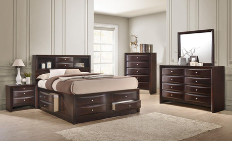 Emily Dark Cherry Chest by Crown Mark at Eve Furniture