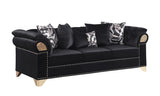 Emma Black Sofa & Loveseat by New Era Innovations at Eve Furniture