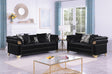 Emma Black Sofa & Loveseat by New Era Innovations at Eve Furniture
