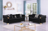 Emma Black Sofa & Loveseat by New Era Innovations at Eve Furniture