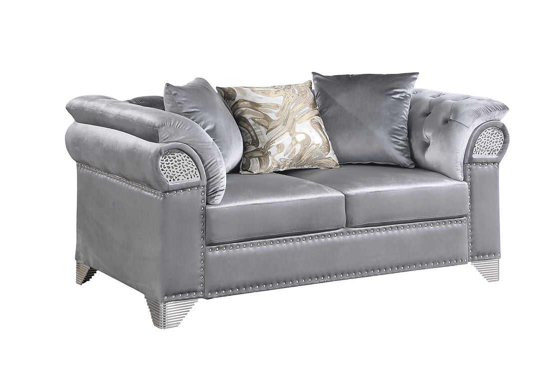 Emma Grey Living Room Set by New Era Innovations at Eve Furniture