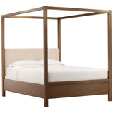 Emmalyn Bed, Dark Brown by Dovetail at Eve Furniture