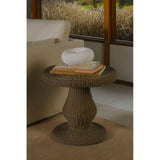 Emmeline Natural Outdoor Side Table by Moe's Home at Eve Furniture