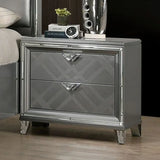 Emmeline Silver 5-Piece Queen Bedroom Set by Furniture of America at Eve Furniture