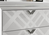 Emmeline White 4-Piece Queen Bedroom Set by Furniture of America at Eve Furniture