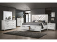 Emmeline White 4-Piece Queen Bedroom Set by Furniture of America at Eve Furniture
