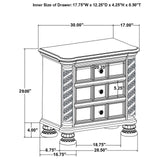 Emmett Walnut/Beige 4-Piece Eastern King Bedroom Set