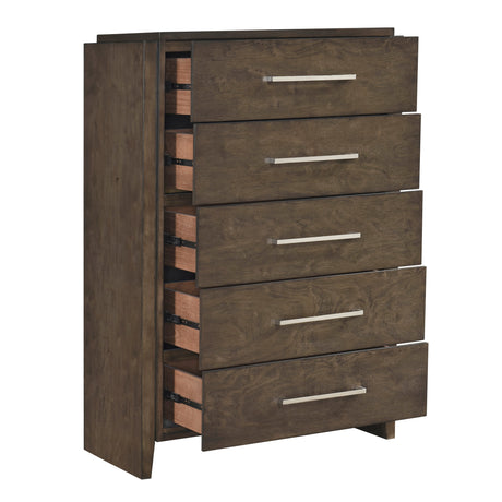 Emmett Dark Walnut Chest by Homelegance at Eve Furniture