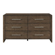 Emmett Dark Walnut Dresser by Homelegance at Eve Furniture