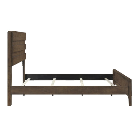 Emmett Dark Walnut King Bed by Homelegance at Eve Furniture